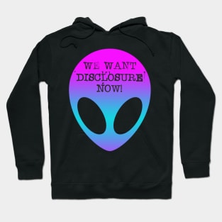 We want disclosure now! Hoodie